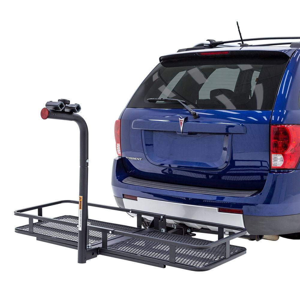 Elevate Outdoor Steel Bicycle Mount Luggage Holder for Car SUV 2 Bike Capacity Walmart