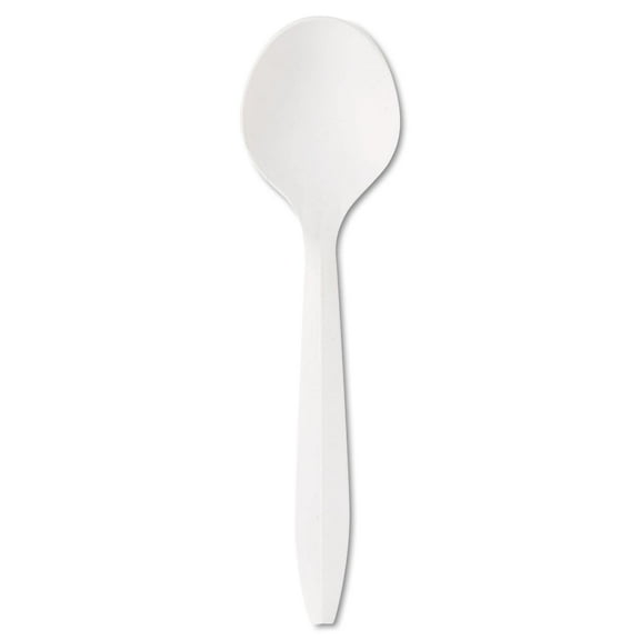 Mediumweight Polypropylene Cutlery Soup Spoon White 1000/Carton (BWKSOUPSPOON)
