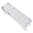 thumbnail image 1 of 3x Guía Organizador Rack Contenedor Universal Base de Almacenamiento Límite de Almacenamiento Caja de Almacenamiento Soporte para 3 piezas, 1 of 8