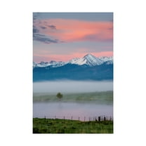 Trademark Fine Art 'Snowy Peak 2' Canvas Art by Dan Ballard