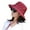Wine Red, variant on Happy date Sun Hat Women/Men, Fishing Hat with UPF 50+ UV Protection Wide Brim Bucket Hat