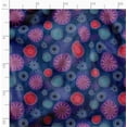 thumbnail image 2 of Soimoi Silky Satin Fabric Material, 1 Yard - 42" Inch Width, Blue - Mandala Print - Soft Shiny Fabric For Dress, Pillowcases, Pajamas, Evening Dress, Diy, 2 of 6