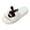White, variant on Willtoo Womens Cute Cartoon Open Toe Fuzzy Slippers Fluffy Plush Indoor House Slides Cozy Warm Non Slip Soft Sole Casual Home Slippers