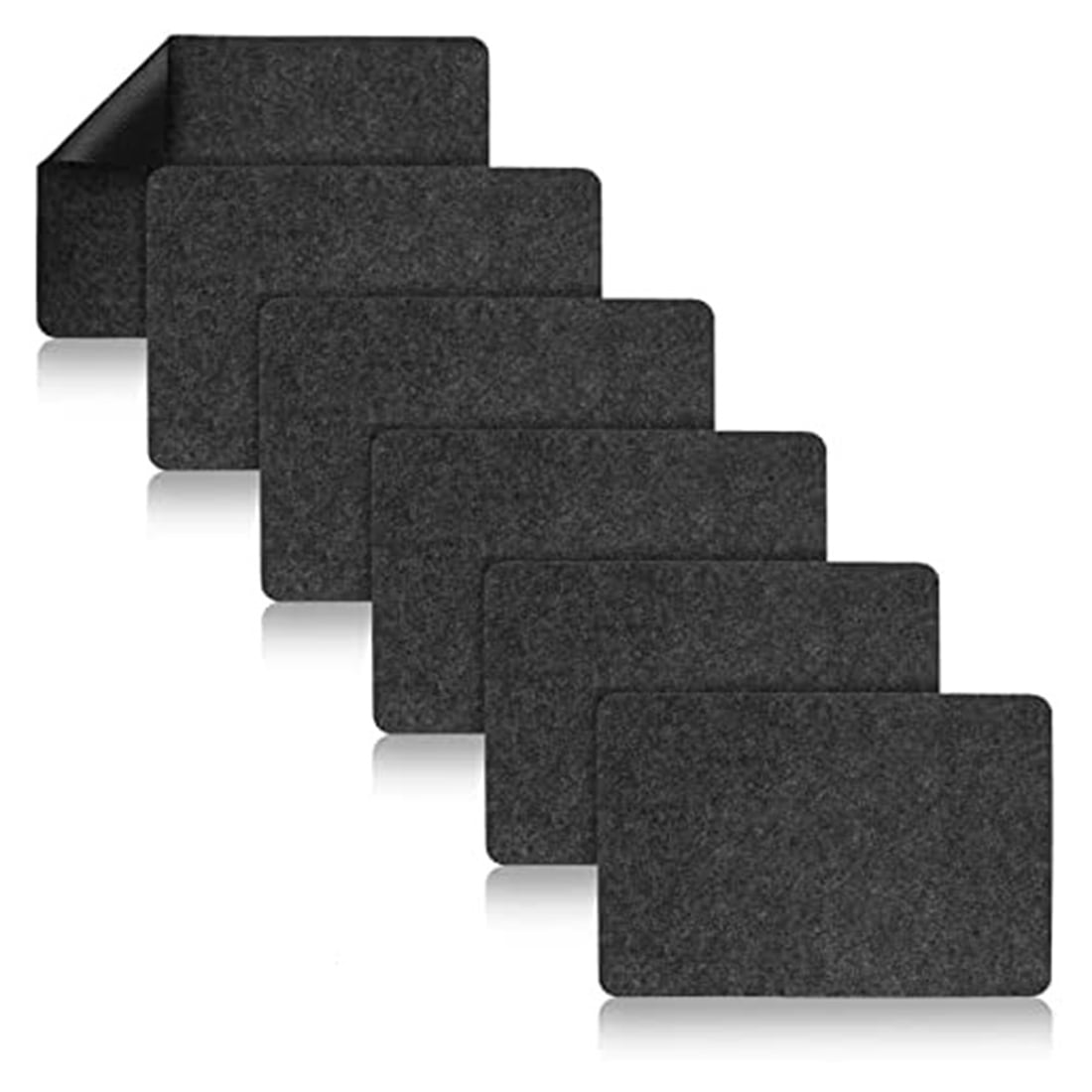 6Pcs Heat Resistant Mat for Fryer Kitchen Countertop Protector Mat
