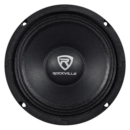 Rockville RM64PRO 6.5" 4 Ohm Mid-Bass Midrange Car Speaker, 105dB 200w