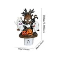 thumbnail image 3 of Cififendec Halloween Plug In Ghost Seesaw Night Light, LED Spooky Tree Pumpkin Wall Plug Lamp for Bedroom Hallway Bathroom Spooky Indoor Decor, 3 of 4