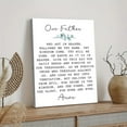 thumbnail image 3 of Our Father Who Art In Heaven Hallowed Be Thy Name The Lord's Prayer Sign Poster Great Wall Art for Home Decor,fathers Day Posters for Room, Office Or Living Room, 3 of 5