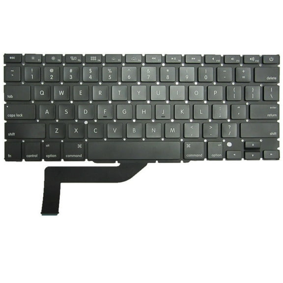 Replacement Keyboard US English Compatible With Apple MacBook Pro A1398 (Mid 2012 - Early 2015)