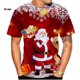 thumbnail image 4 of Camiseta con estampado 3d de Navidad para hombre y mujer, pantalón corto informal, camiseta de manga nueva a la moda, 4 of 4