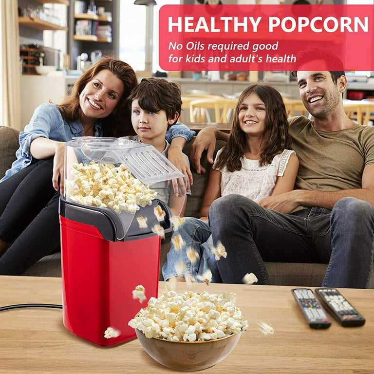 Popcorn Machine Electric Household Small Spherical Automatic Mini Popcorn  Can Add Sugar Oil Popcorn Popper