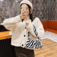 thumbnail image 3 of Vintage Female Shoulder Underarm Bag Animal Pattern Plush Portable Mini Purses, 3 of 4