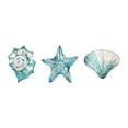 thumbnail image 2 of 3 Pcs Summer Coastal Wall Decor Bathroom Beach Blue Wall Art Sea Seahorse Starfish Seashell,Nautical Theme Home Living Room Bedroom Outdoor Decorations,Ideal Housewarming Gift(Ocean Style), 2 of 6