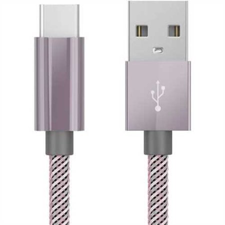 UPC 705954051626 product image for Just Wireless 6ft USB Type-C Cable Braided Orchid Gray | upcitemdb.com