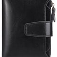 thumbnail image 7 of Women Wallet Smooth Faux Leather Zipper Closure RFID Multi Pockets Large Capacity Phone Cash Changes Storage Purse Short Card Holder, 7 of 7