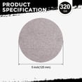 thumbnail image 2 of 50 Pcs Grid Sanding Discs 5 Inch 320 Grit Hook and Loop Random Orbital Sandpaper Suitable for Drywall Sander Wood Metal Furniture, 2 of 6