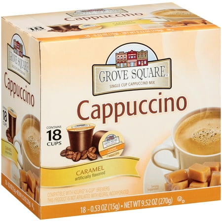Grove Square® Caramel Cappuccino 18 Single Serve Cups