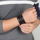 thumbnail image 4 of Brazalete de pulsera Sunnimix Boho Punk de cuero remache 44cm, 4 of 4