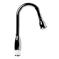 thumbnail image 4 of ALFI ABKF3783-PC Traditional Gooseneck Pull Down Kitchen Faucet, Polished Chrome, 4 of 5