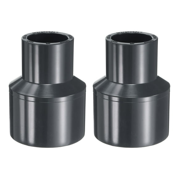 Uxcell 2pcs PVC Reduce Coupling 1-1/4 x 3/4" Increaser/Reducer Coupling Pipe Fitting