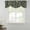 Yellow, variant on Boho Blue Floral Tie Up Valance Curtains for Windows, Kitchen Curtains Window Treatments, Farmhouse Botanical Vintage Paisley Flower Short Window Shades Valances for Bedroom Bathroom Cafe 42"x18"