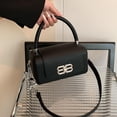 thumbnail image 4 of Bolso Hombro para Mujer Correa Desmontable PU Color Sólido Viajes Al Aire Libre, 4 of 9
