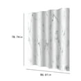 thumbnail image 3 of SDJMa Marble Bathroom Shower Curtain,Grey and White Fabric Shower Curtain with Hooks,Unique 3D Printing,Decorative Bathroom Accessories,Reinforced Metal Grommets,Standard 40x72 Inches, 3 of 8