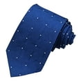 thumbnail image 2 of Wancir Men's Jacquard Polyester Tie 3.15 Inch Width Solid Color for Business Formal, 2 of 3