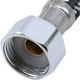 thumbnail image 3 of Laklulu 1 pieza Manguera trenzada de acero inoxidable Manguera de plomería de agua flexible Manguera de entrada de agua fría y caliente para fregadero de cocina de baño para inodoros/grifos G1/2 X, 3 of 5