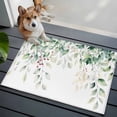thumbnail image 4 of Eucalyptus Leaves Area Rugs 2x3 for Living Room, Spring Botanical Pastoral Watercolor Non Slip Washable Rug Runner, Low Pile Indoor Floor Carpet Mat Bathroom Rugs for Bedroom, Kids Room, 4 of 9