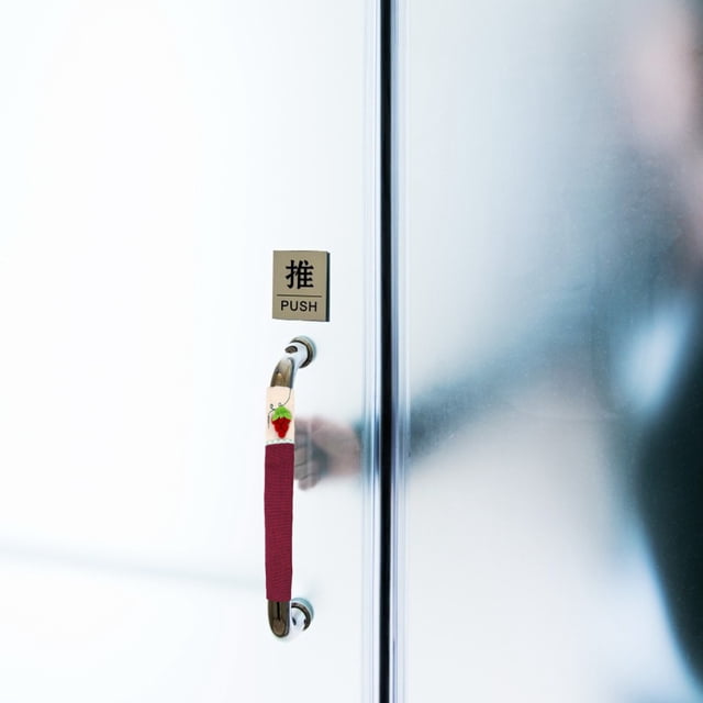 OULII Poignée de Porte pour Réfrigérateur Forme Raisin Violet 1 Paire