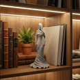 thumbnail image 4 of Hugtrea Vintage Hooded Cowl Women Figurine 3D Printed Fishtail Dress Faceless Lady Statue Sculpture Home Office Decoration Ornament, 4 of 4