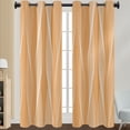 thumbnail image 1 of Innerwin Rideaux pour Fenêtres Écoénergétiques Assombrissants, Panneaux à Oeillets, Rideau de Luxe Occultant pour Fenêtre, Isolé Thermiquement, Moderne, Protection UV, Intimité, Orange 108*137 cm, 1 of 2