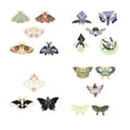thumbnail image 2 of Broche de serie animal creativo, diseño exquisito, conjunto de piezas de mariposa luminosas de dibujos animados, accesorios de insignia, 2 of 5