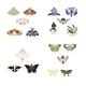 thumbnail image 2 of Broche de serie animal creativo, diseño exquisito, conjunto de piezas de mariposa luminosas de dibujos animados, accesorios de insignia, 2 of 5