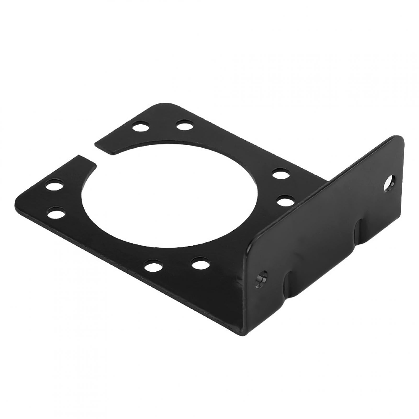 Octpeak Trailer Plug Bracket,Trailer Connector Bracket,Black Metal