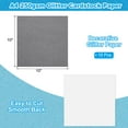 thumbnail image 2 of Uxcell Glitter Cardstock Paper, 250gsm Sparkly Paper 10 pack 10x10 inch Grey, 2 of 6