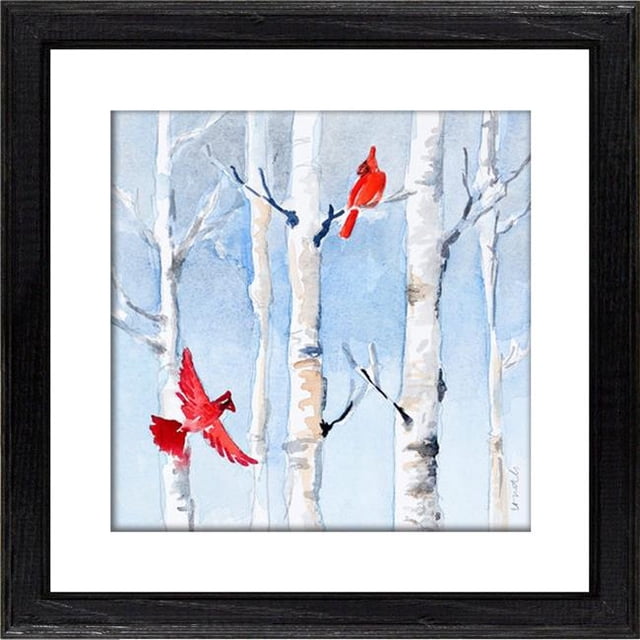 Timeless Frames 55423 12 x 12 Po Cardinal Bois I Décor Mural
