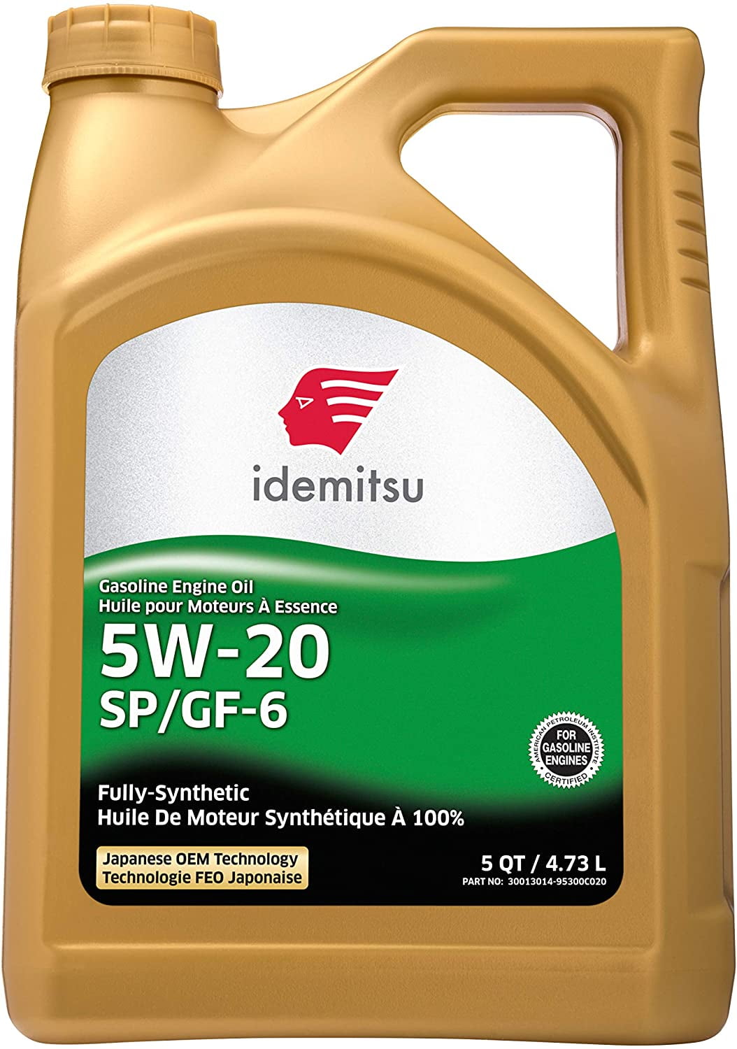 Idemitsu Full Synthetic 5W20 Engine Oil SP/GF65 Quart (30013014