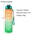 thumbnail image 6 of LL Goods Blue & Purple  Motivational Water Bottle – 32oz | BPA-Free | Multiple Colors, 6 of 10