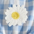 thumbnail image 5 of Sopiago Baby Girl Clothes Summer Outfit Newborn Strawberry Bow Ruffle Sleeveless Tulle Romper Dress Cute Infant Onesie Sky Blue,0-3 Months, 5 of 6