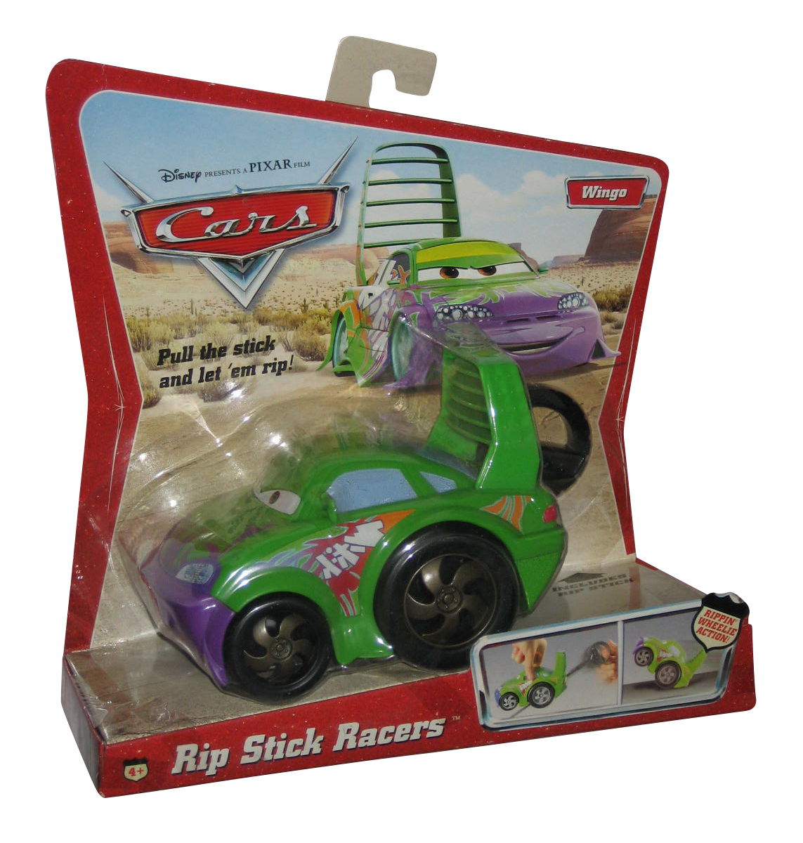 Disney Pixar Cars Movie Rip Stick Racers Wingo Desert Scene Toy Car