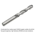 thumbnail image 4 of Uxcell 4.3mm C2/K20 Tungsten Carbide Straight Shank Spiral Flutes Twist Drill Bit, 4 of 5