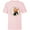 Soft Pink, variant on Marvel Studios The Marvels Captain Marvel Toon Carol & Goose - Short Sleeve T-Shirt for Kids - Customized-White