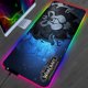 thumbnail image 1 of Alfombrilla de ratón RGB World of Warcraft Anime para Gaming, alfombrilla de escritorio para ordenador portátil Varmilo, accesorios para jugadores de PC, alfombra para Gamer LIUWENJING unisex, 1 of 2