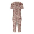 thumbnail image 4 of Wancir Women's Pajamas Sets Long Sleeve with Plaid Pants Soft Sleepwear 2 Piece Pjs Lightweight Lounge Set with Pockets, 4 of 4