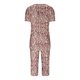 thumbnail image 3 of Sexy Pijama Conjunto para las Mujeres Cuello Redondo Blusa de Manga Corta Y Pantalones, Traje de Moda Casual para el Hogar Y Diario, 3 of 4