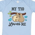 thumbnail image 4 of Inktastic My Tio Loves Me with Sloth and Hearts Boys or Girls Baby Bodysuit, 4 of 5