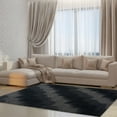 thumbnail image 2 of Ladole Rugs Stylish Modern Abstract Coquitlam Contemparory Elegent Soft Shag Shaggy Grey Area Rug Carpet 8x11 (7'10" x 10'5", 240cm x 320cm), 2 of 5