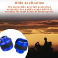 thumbnail image 3 of Pack of 2 Aluminum Alloy Universal Motorcycle Professional Competition Protector Front Fork Anti-fall Cups Crash Modification Accessory Professional Blue, 3 of 7