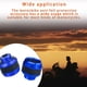 thumbnail image 3 of Soidarity Pack de 2 Protectores Universales Moto Cazoletas Horquilla Delantera Crash Racing Bicicletas eléctricas Azul, 3 of 6
